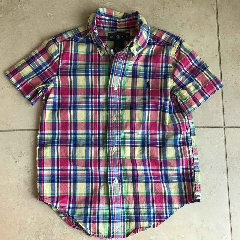Ralph Lauren button down shirt 4T - Picture 5 of 8